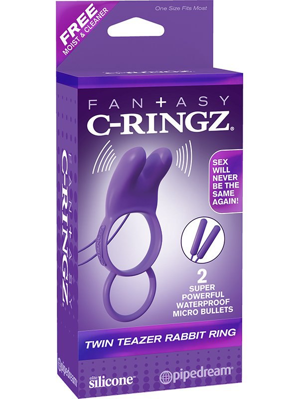   Twin Teazer Rabbit Ring    