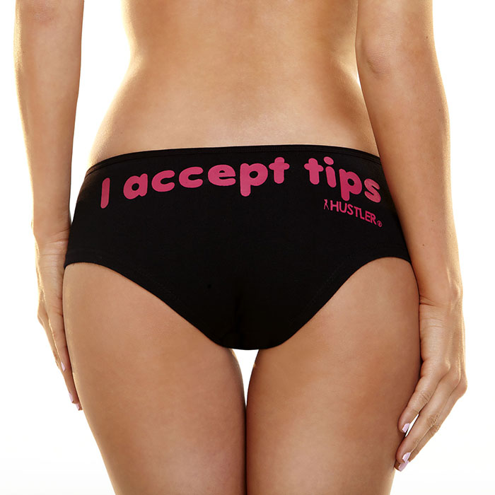   Hustler  I Accept Tips