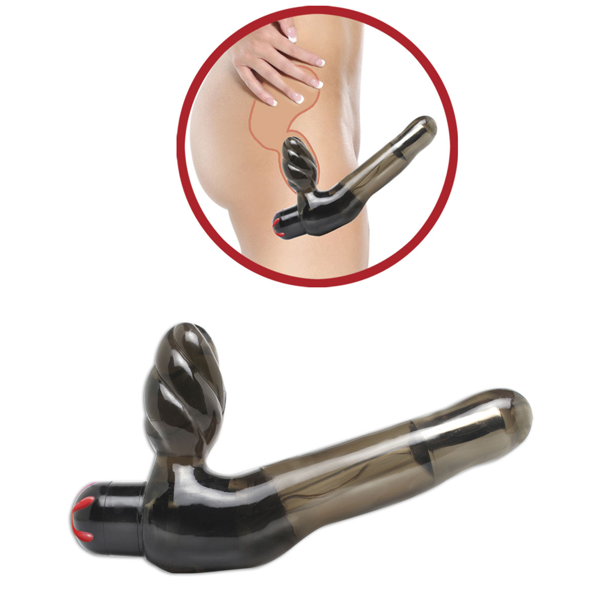        Vibrating  Strapless  Strap-On - 18 .
