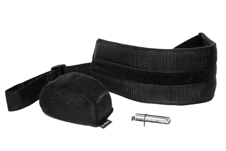     S M Vibrating Doggie Style Strap