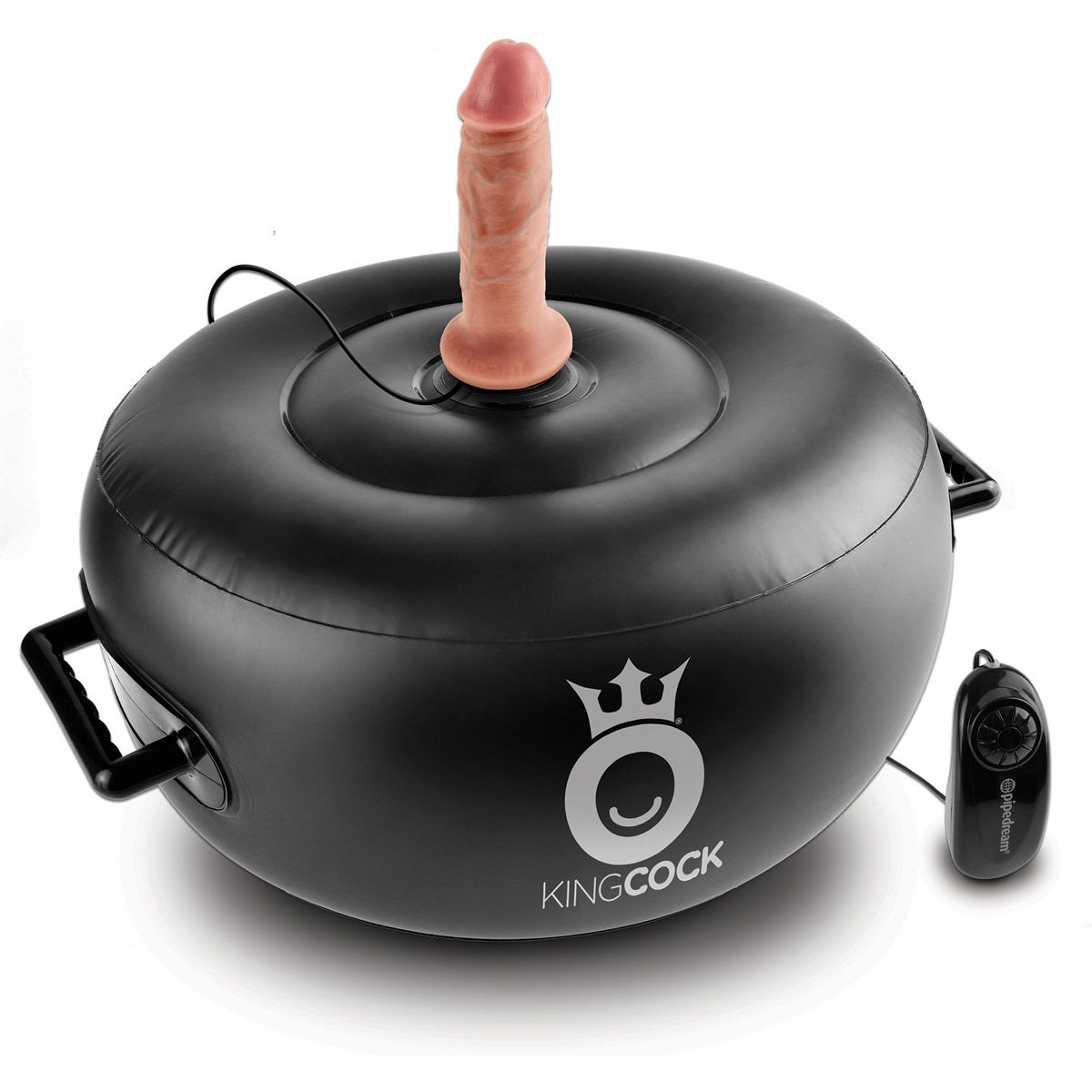     King Cock Vibrating Inflatable Hot Seat   