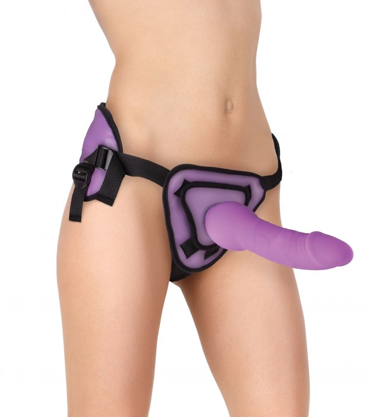   Deluxe Silicone Strap On 10 Inch - 25,5 .