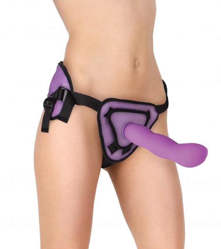   Deluxe Silicone Strap On 10 Inch    - 25,5 .