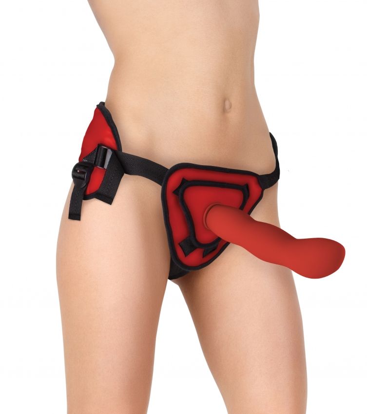   Deluxe Silicone Strap On 10 Inch    - 25,5 .