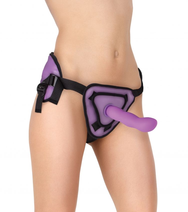   Deluxe Silicone Strap On 8 Inch    - 20,5 .