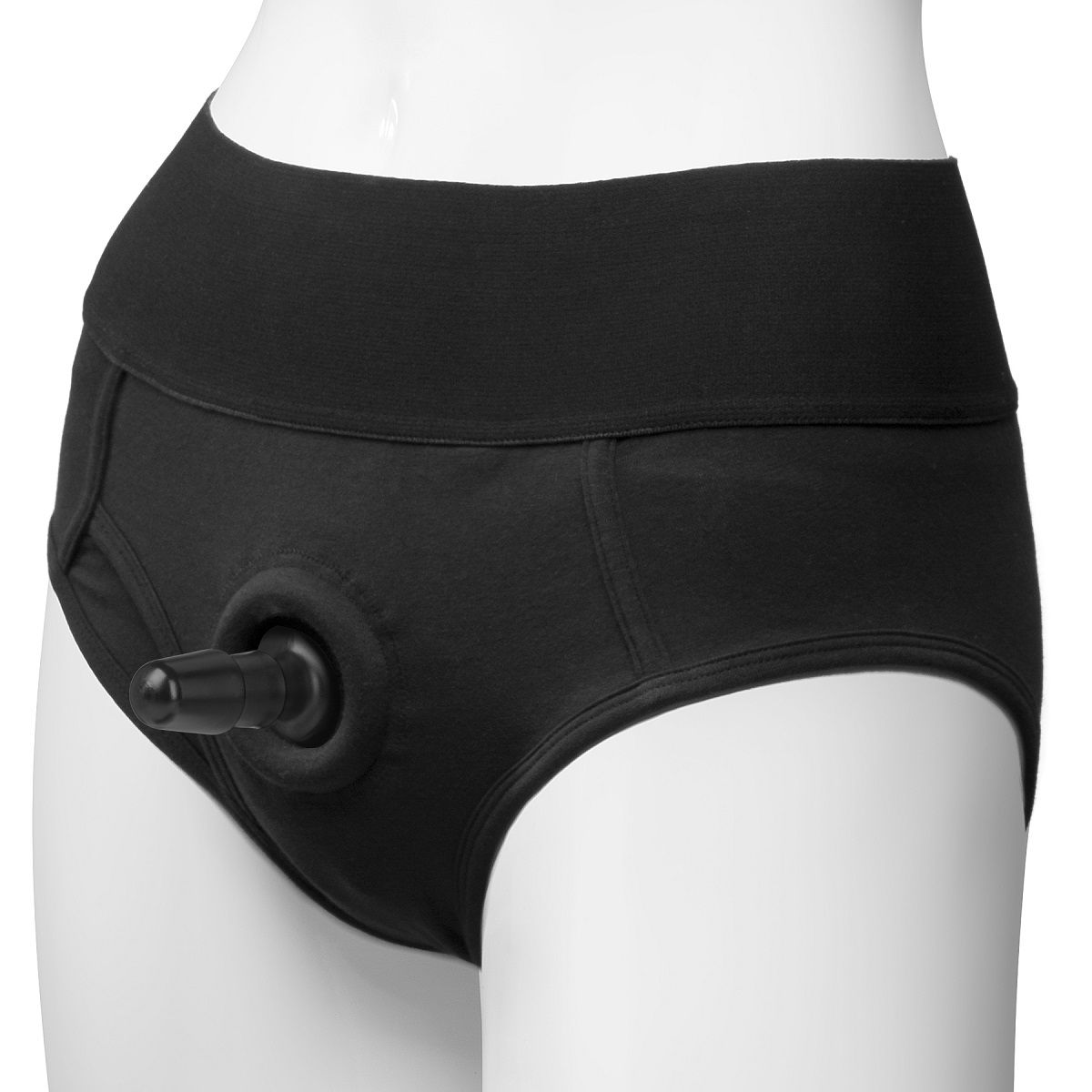 -   Vac-U-Lock Panty Harness with Plug Briefs - S/M