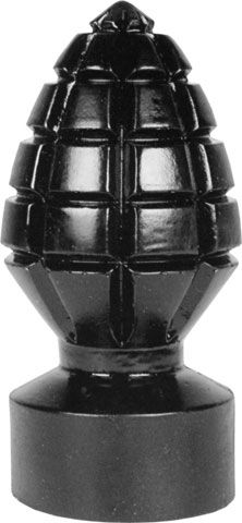      All Black Andreas Dildo - 14,5 .