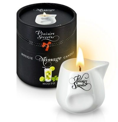      Bougie de Massage Mojito - 80 .