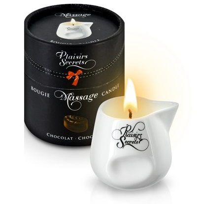      Bougie de Massage Gourmande Chocolat - 80 .