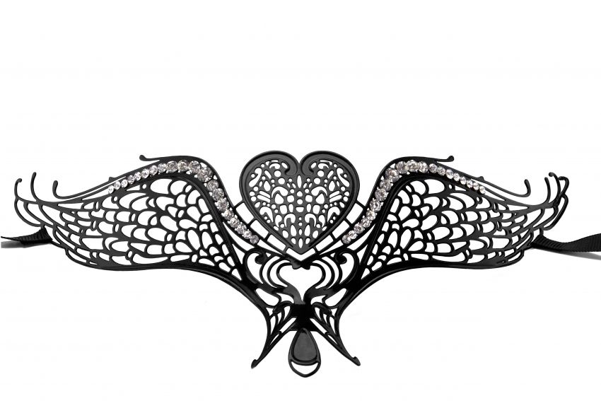 ׸    Swan Masquerade Mask