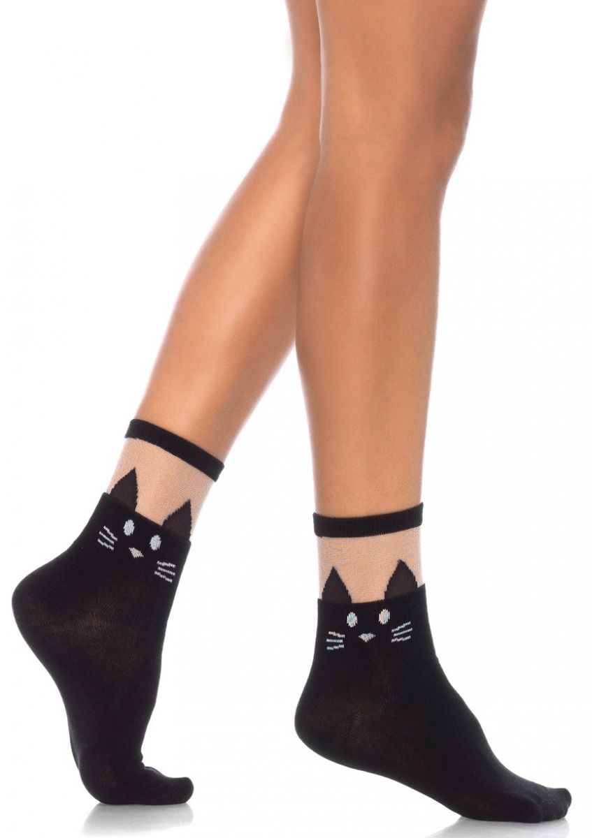    BLACK CAT OPAQUE ANKLET