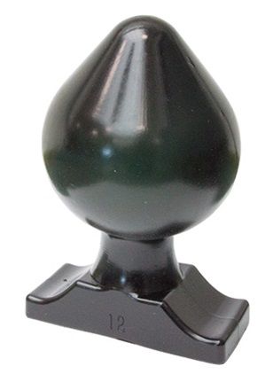    All Black Raymond Butt Plug - 22 .