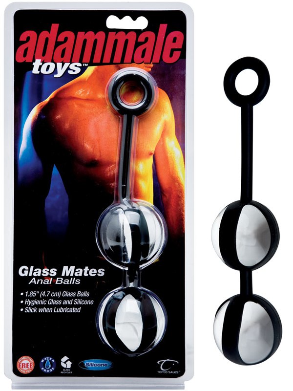     Glass Mates Anal Balls