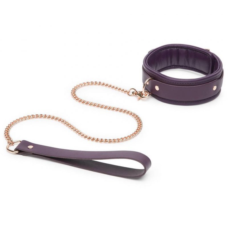      Leather Collar & Lead - 