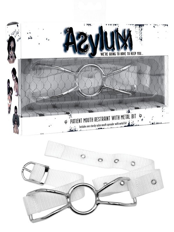   Asylum Patient Mouth Restraint with Metal Bit