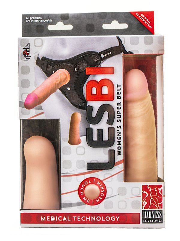  Harness Lesbi    NeoSkin 16,5 x 3,5   10 x 3,5   