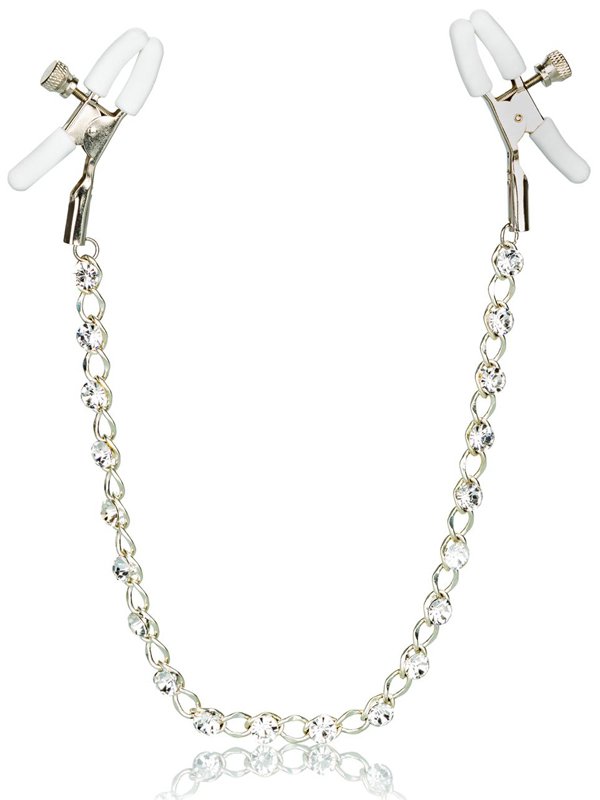      Crystal Chain Nipple Clamps    