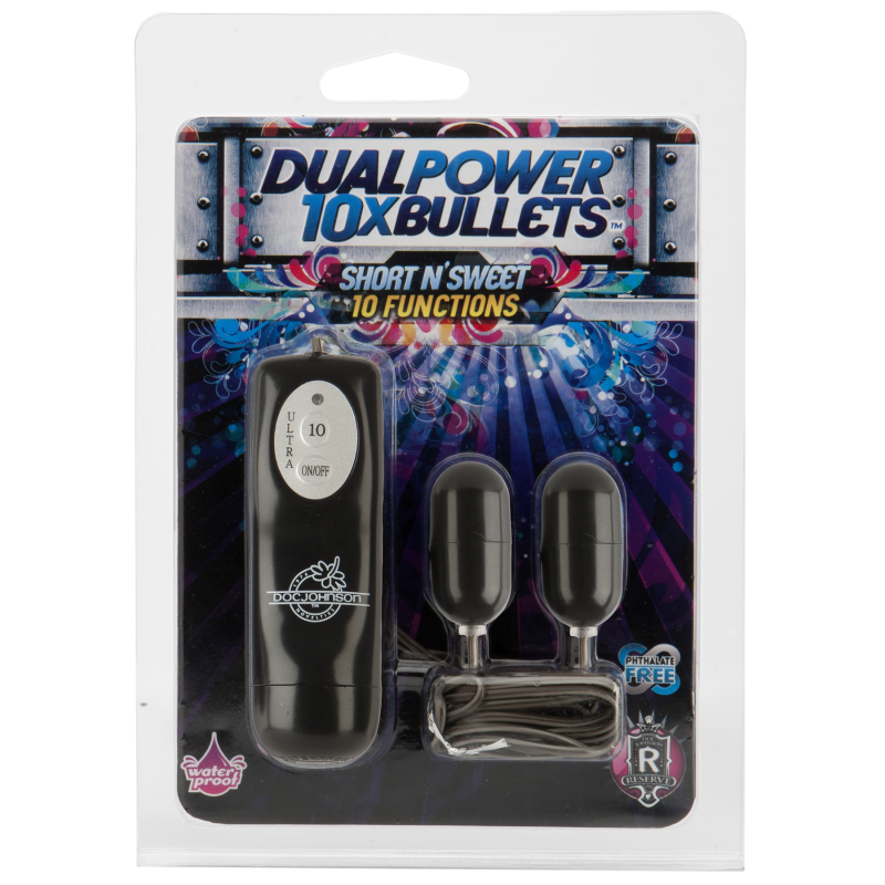   10X Dual Power Bullets - Short n' Sweet  