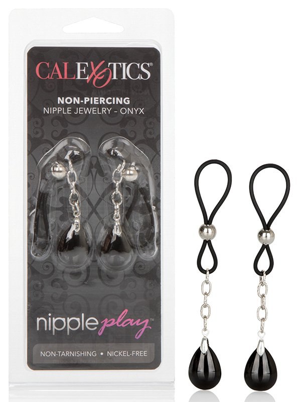    Non-Piercing Nipple Jewelry - Onyx    