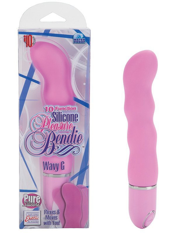  10-Function Silicone Pleasure Bendie Wavy G's  