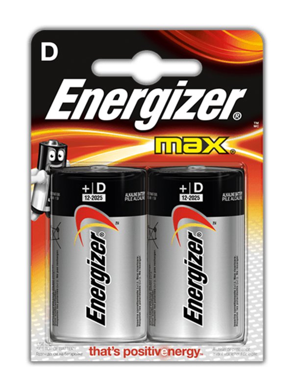   Energizer D Base (PLUS, MAX) LR14/E95D  2 .