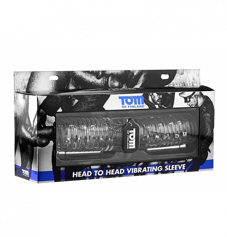   Tom of Finland Head to Head Vibrating Sleeve  